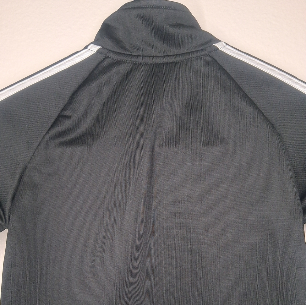 Adidas Black Kids Boys 6 Years Lightweight Jacket Pockets Classic Sporty School - Picture 13 of 13